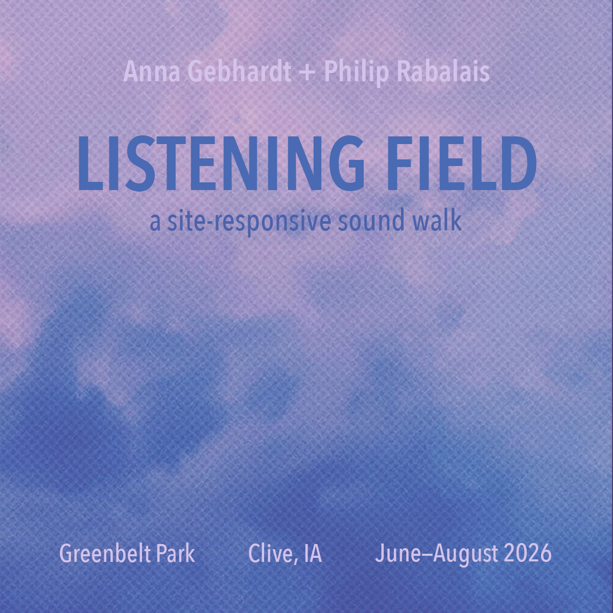 Clive Greenbelt: Listening Field