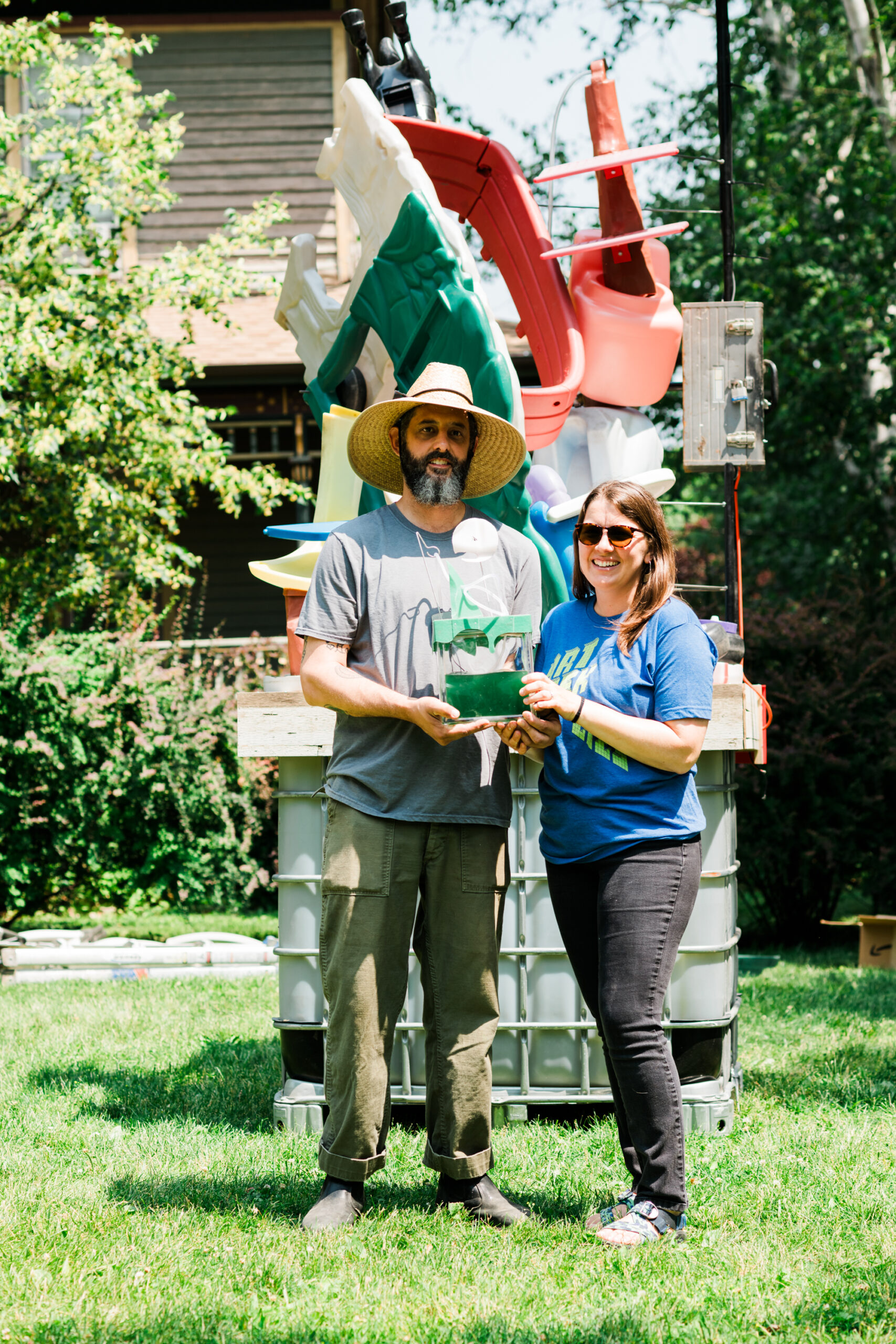Edward Kelley and Emily Newman